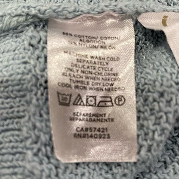 LOU & GREY Leopard Pullover Sweater SIZE LARGE Crew Neck Lightweight Knit - Picture 6 of 8